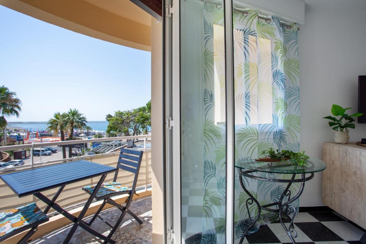 Apartment T2 Air-Conditioned Sea View Saint-Laurent-du-Var Exterior photo